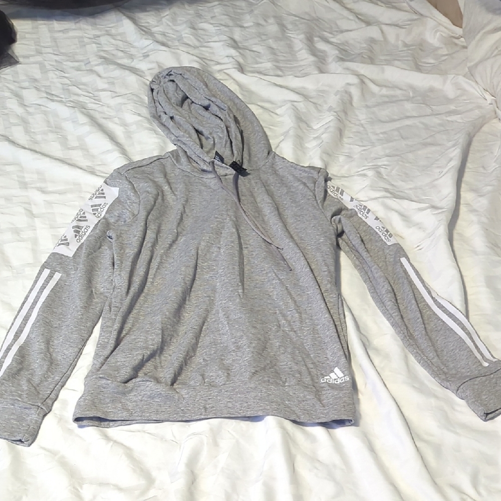 Adidas Gray Classic Knit Sweater